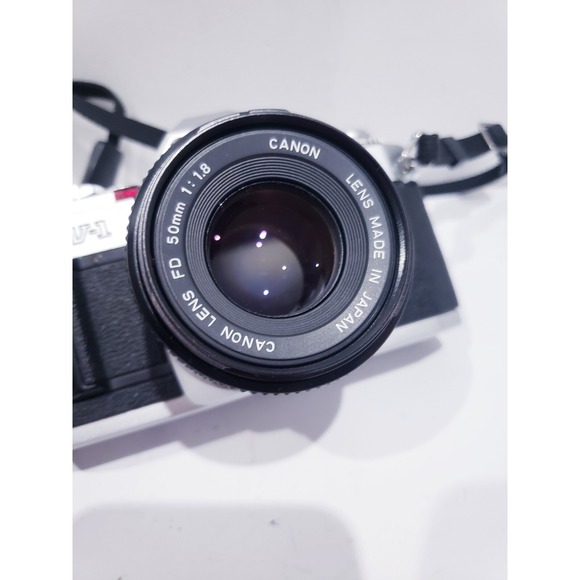Canon AV-1 SLR Film Camera With 50mm f/1.8 Lens - Picture 4 of 10